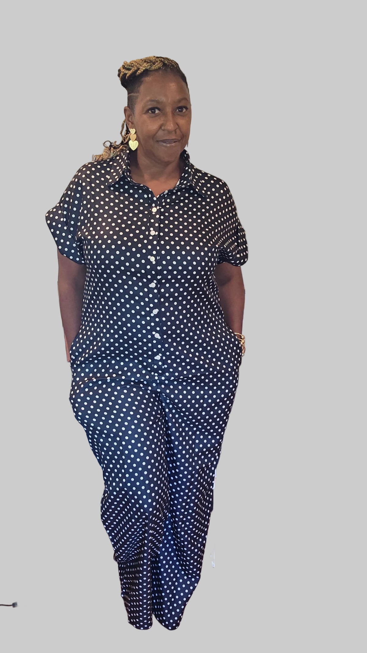 Polka Dot Jumpsuit