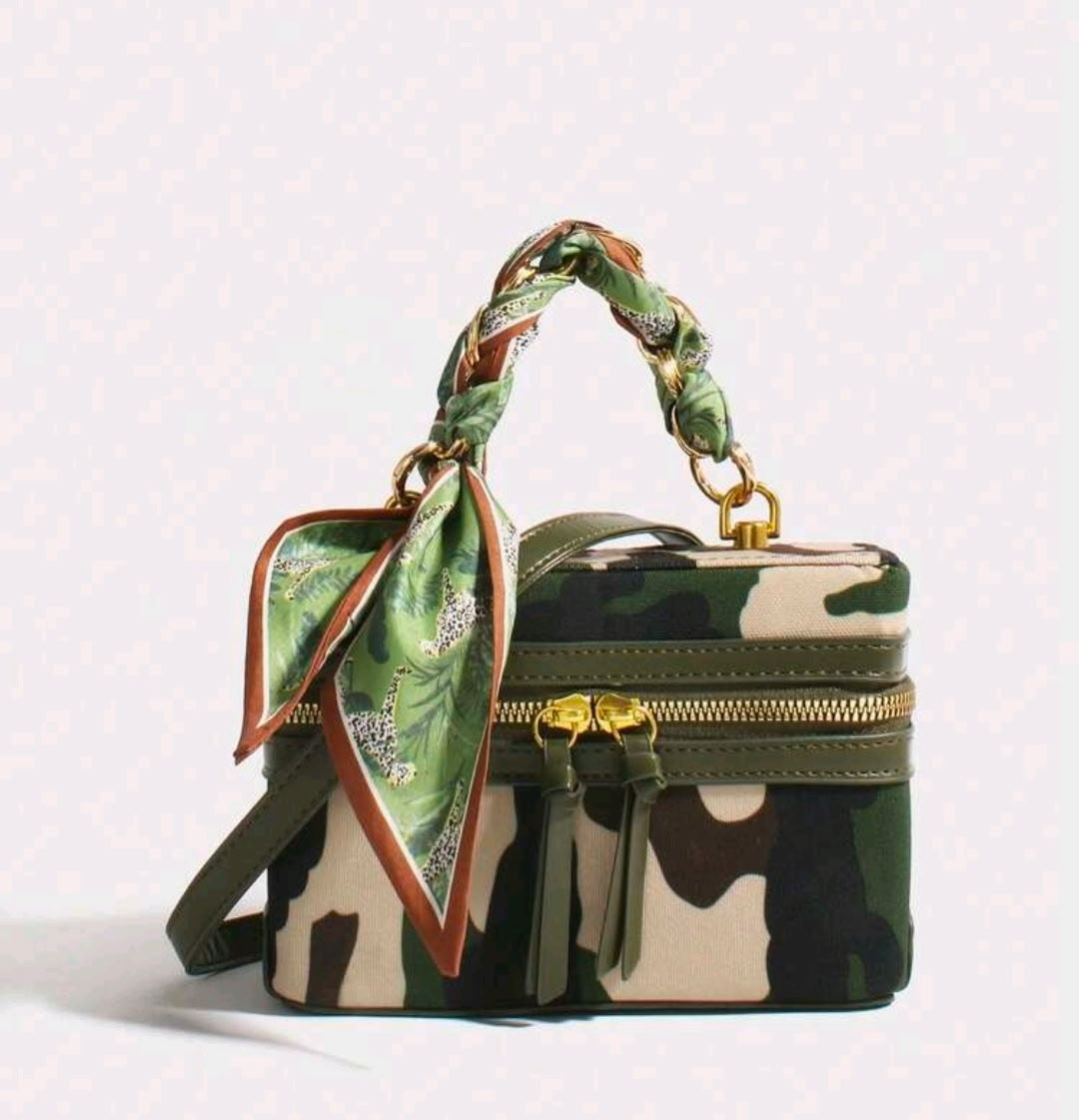 Green Camo Bag