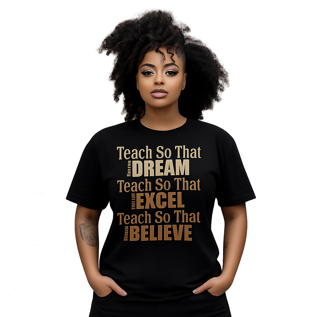 Teacher Black History Tee