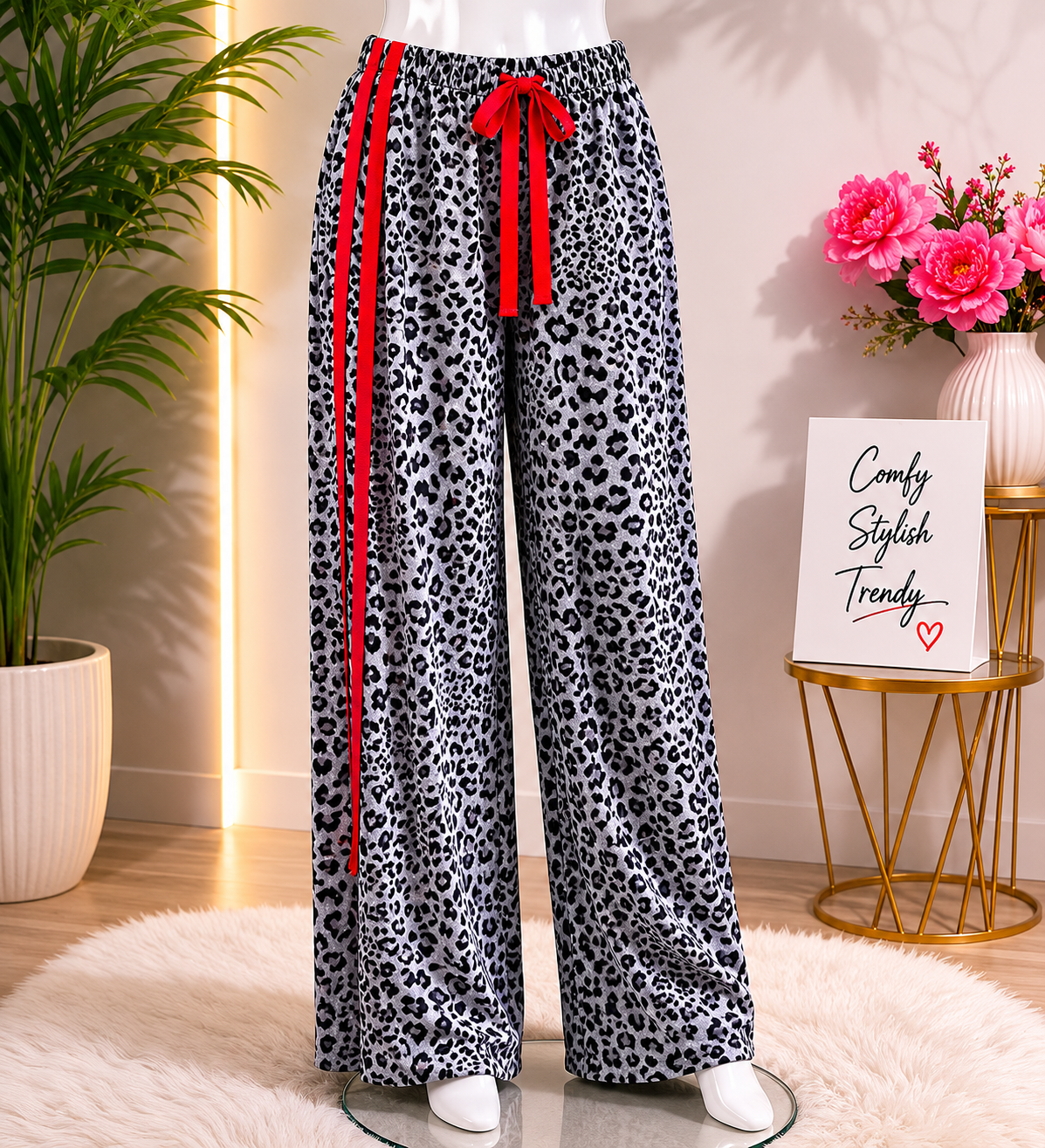 Leopard lounge pants