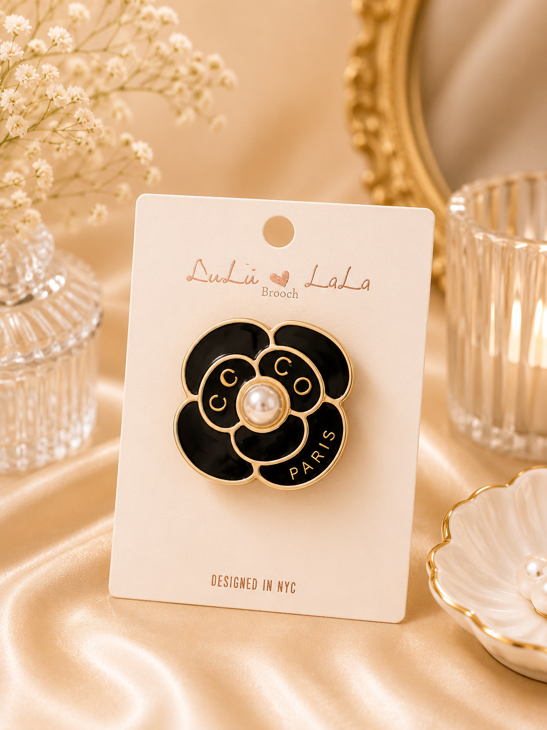 Flower brooch
