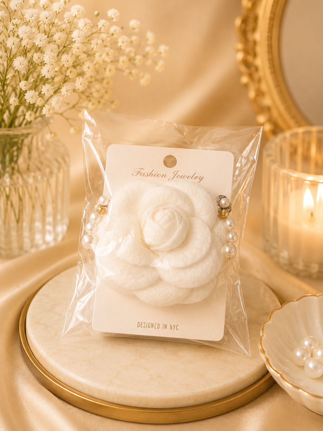 Flower brooch