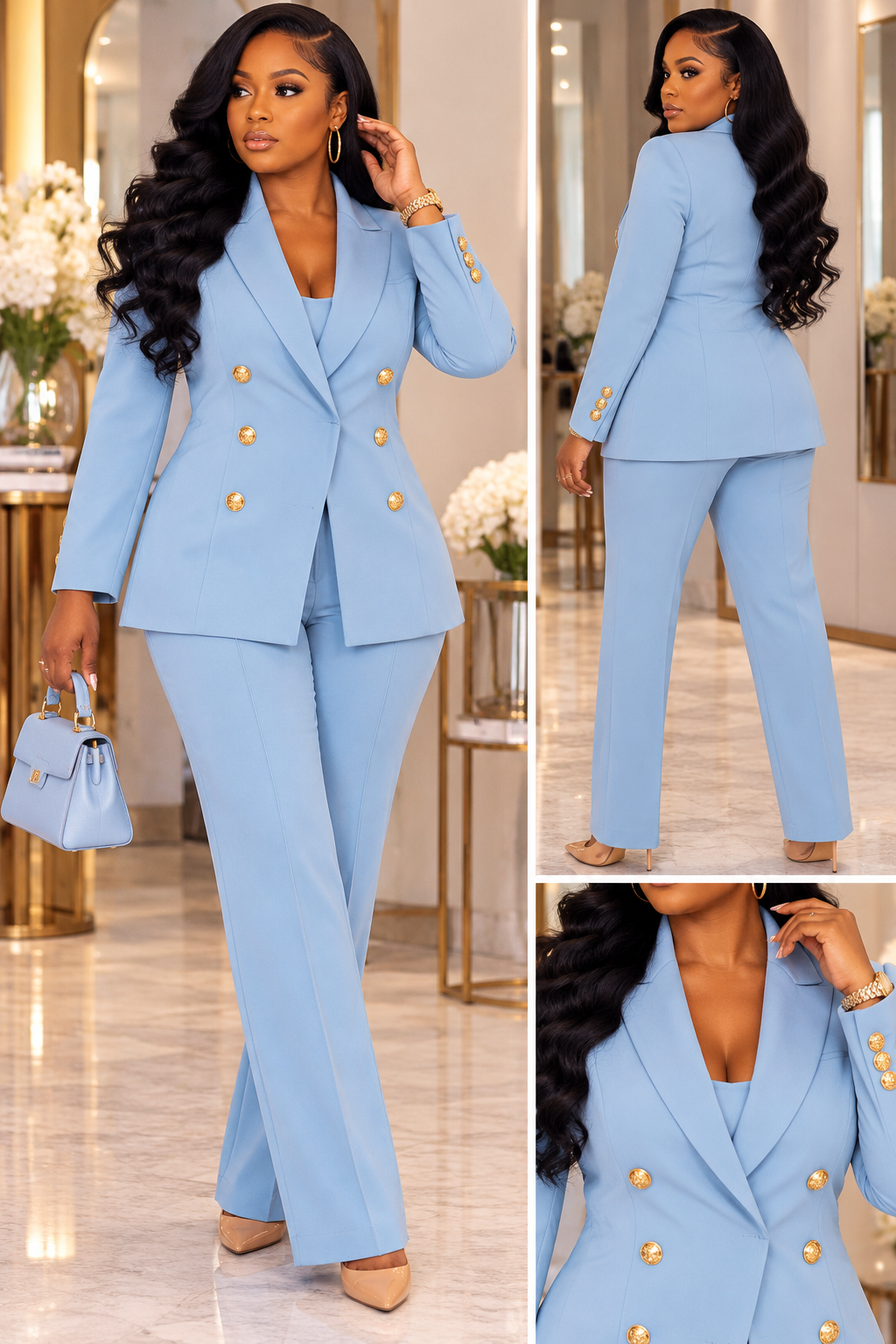 The Sky is Blue Business Suit