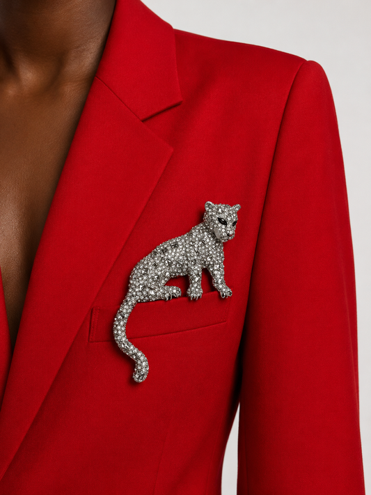 Leopard Brooch