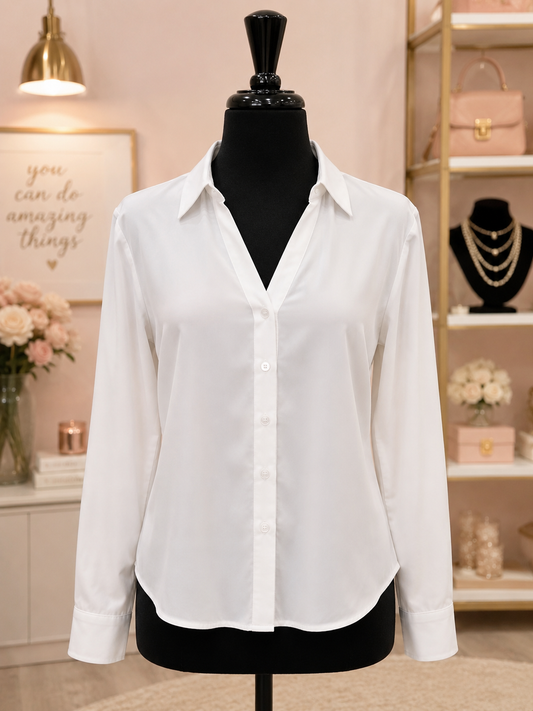 White Busiess Tee