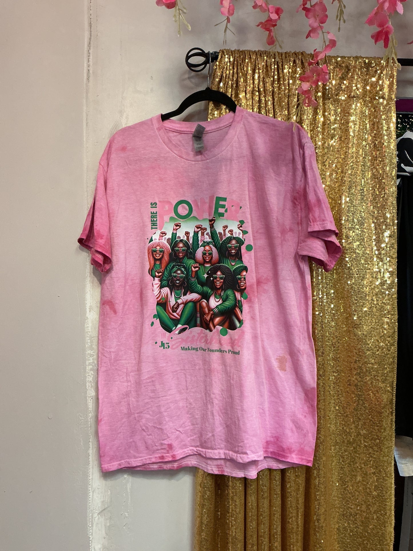 Pink & Green Ladies !