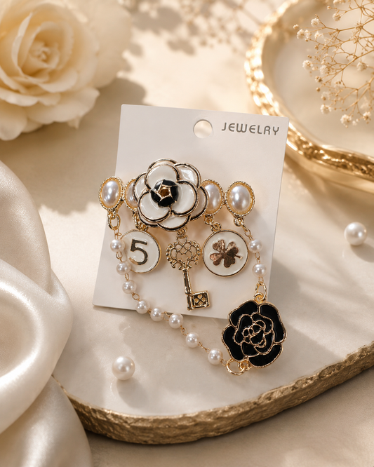 Flower brooch