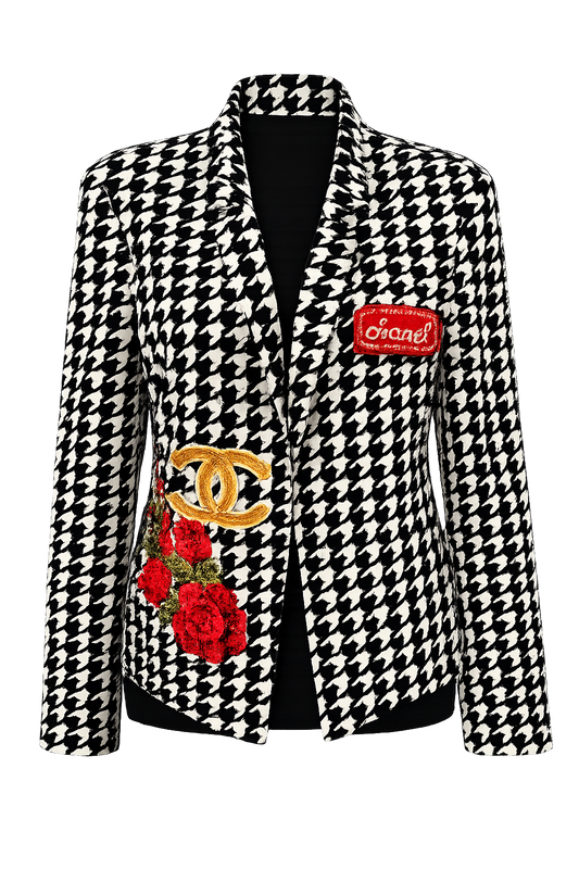 Houndstooth Custom Lady Blazer*
