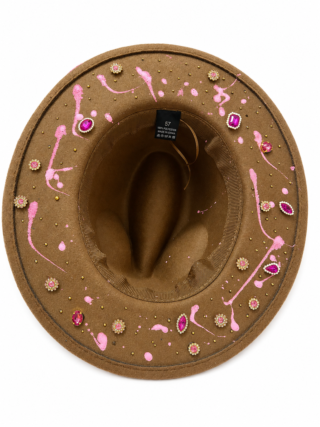 Pink Denim Dutchess Fedora