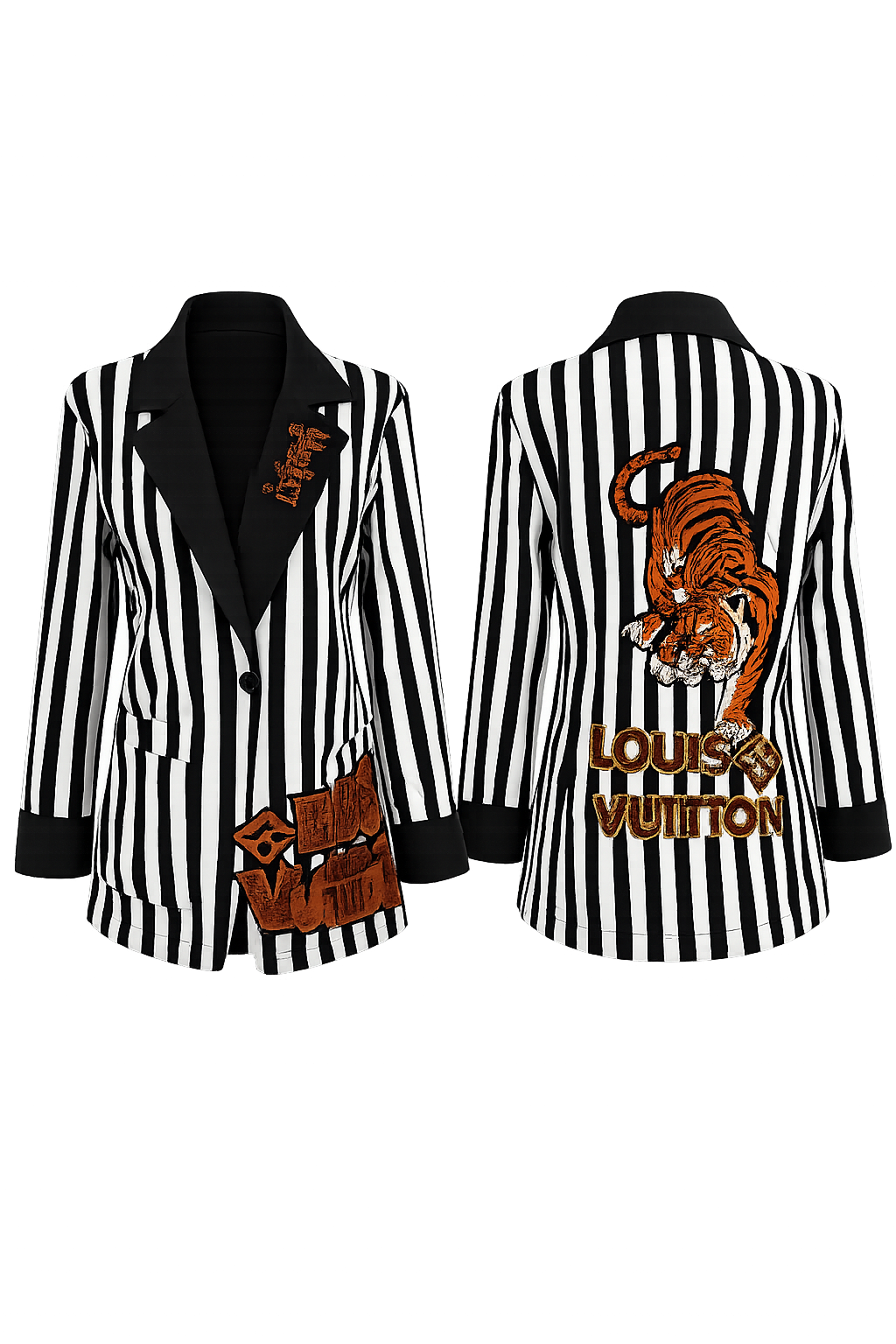Tigers N Stripes Custom Blazer*