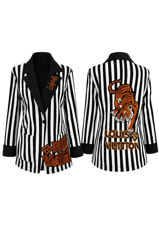 Tigers N Stripes Custom Blazer*