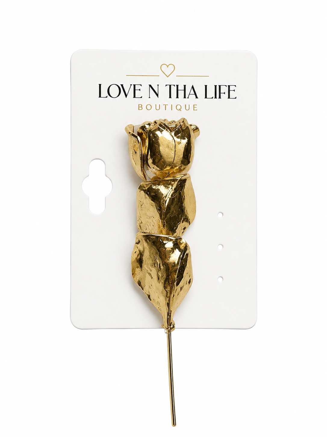 Golden Rose Brooch