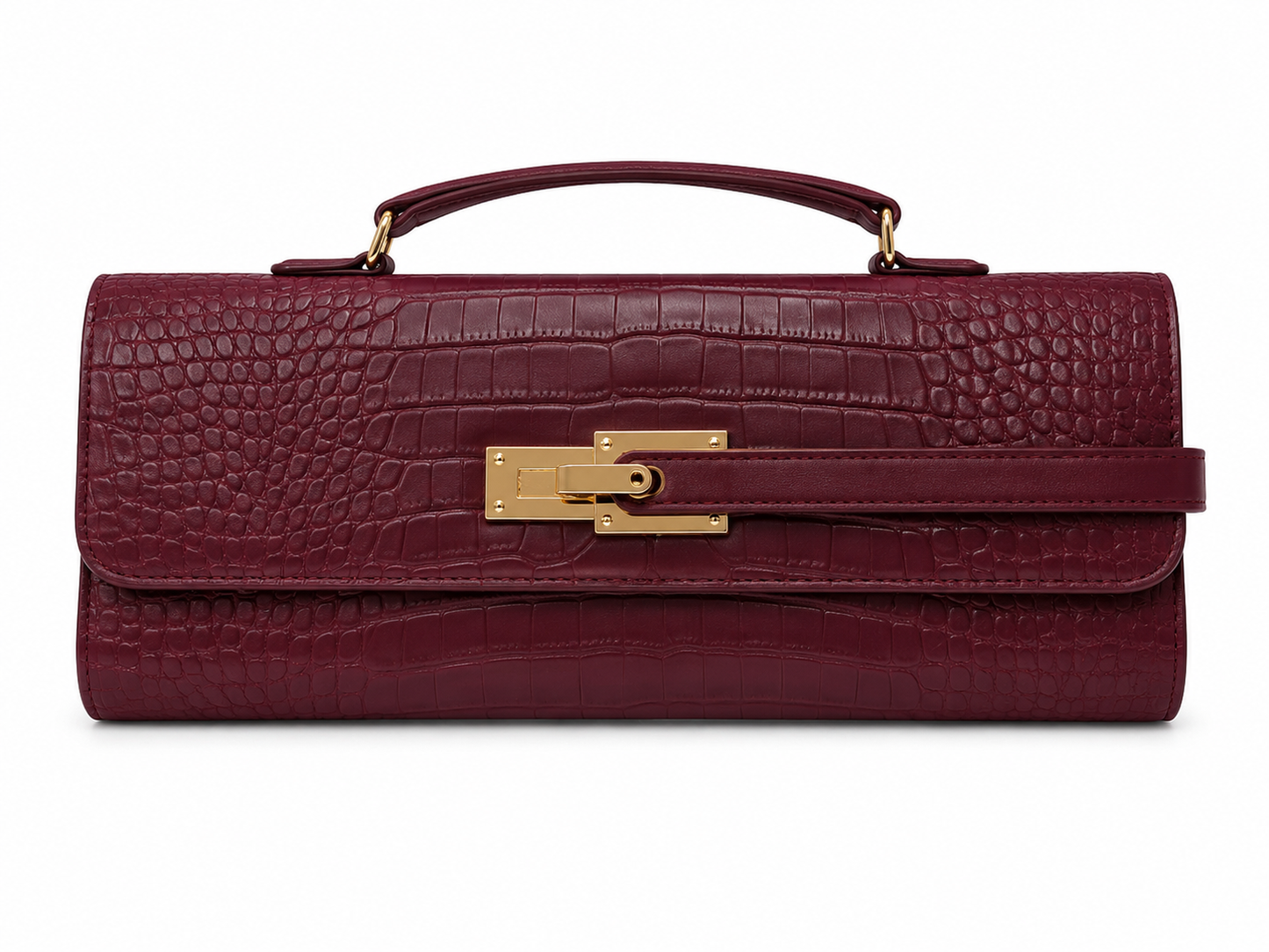 Majestic Croc Clutch