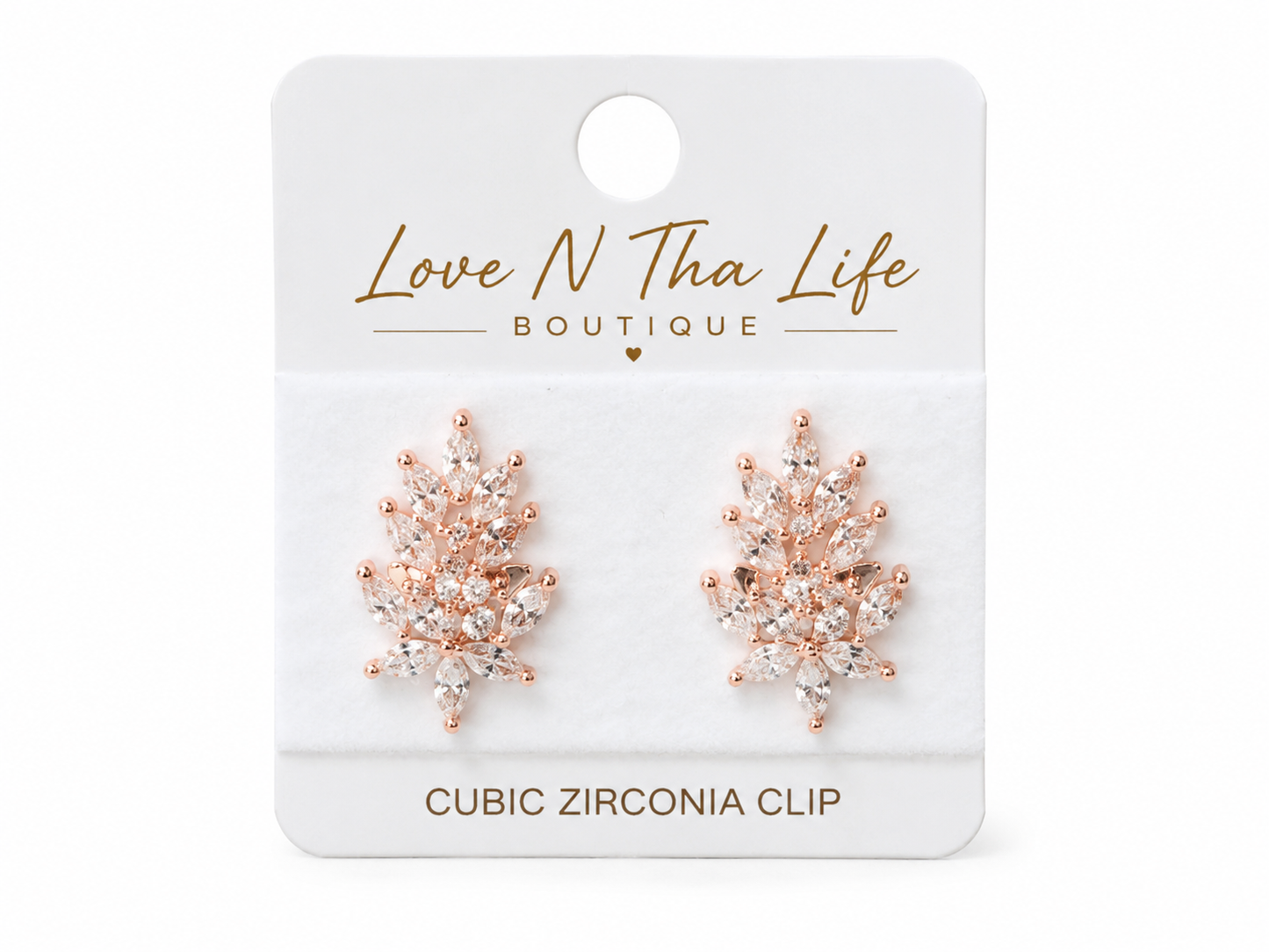 Pink Ice Clip Ons
