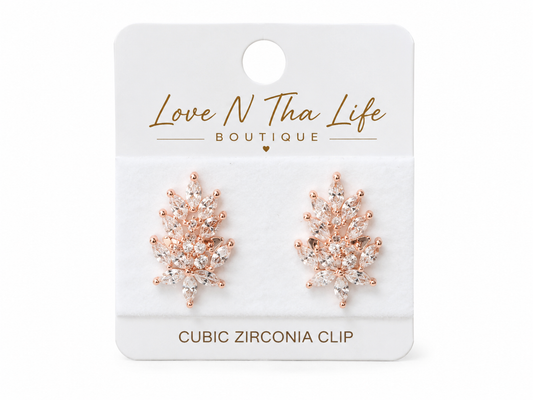 Pink Ice Clip Ons