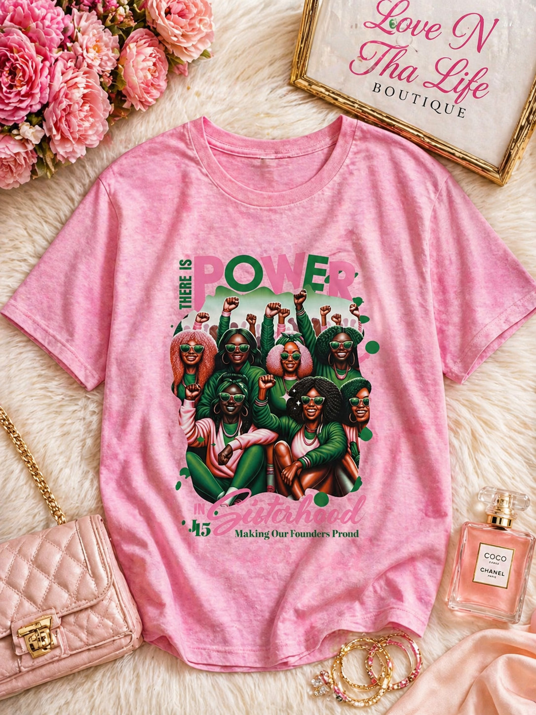 Pink & Green Ladies*