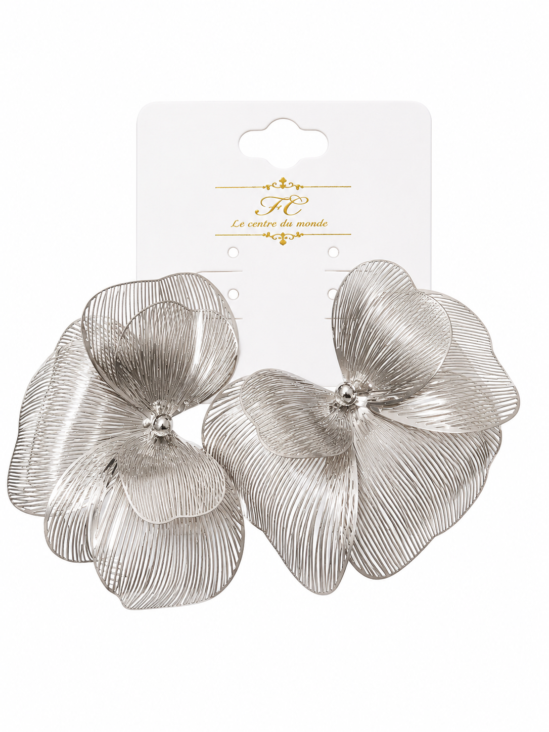 Petal earrings