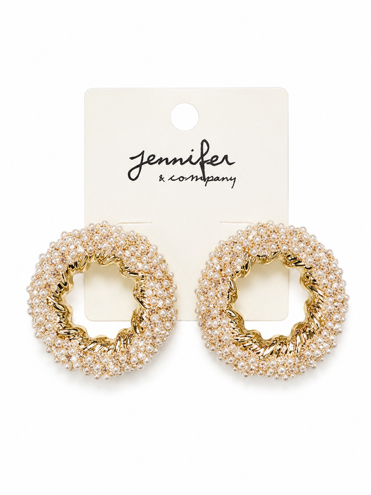 Pearl hoops