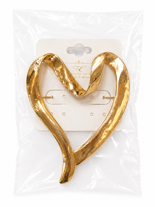 Heart brooch