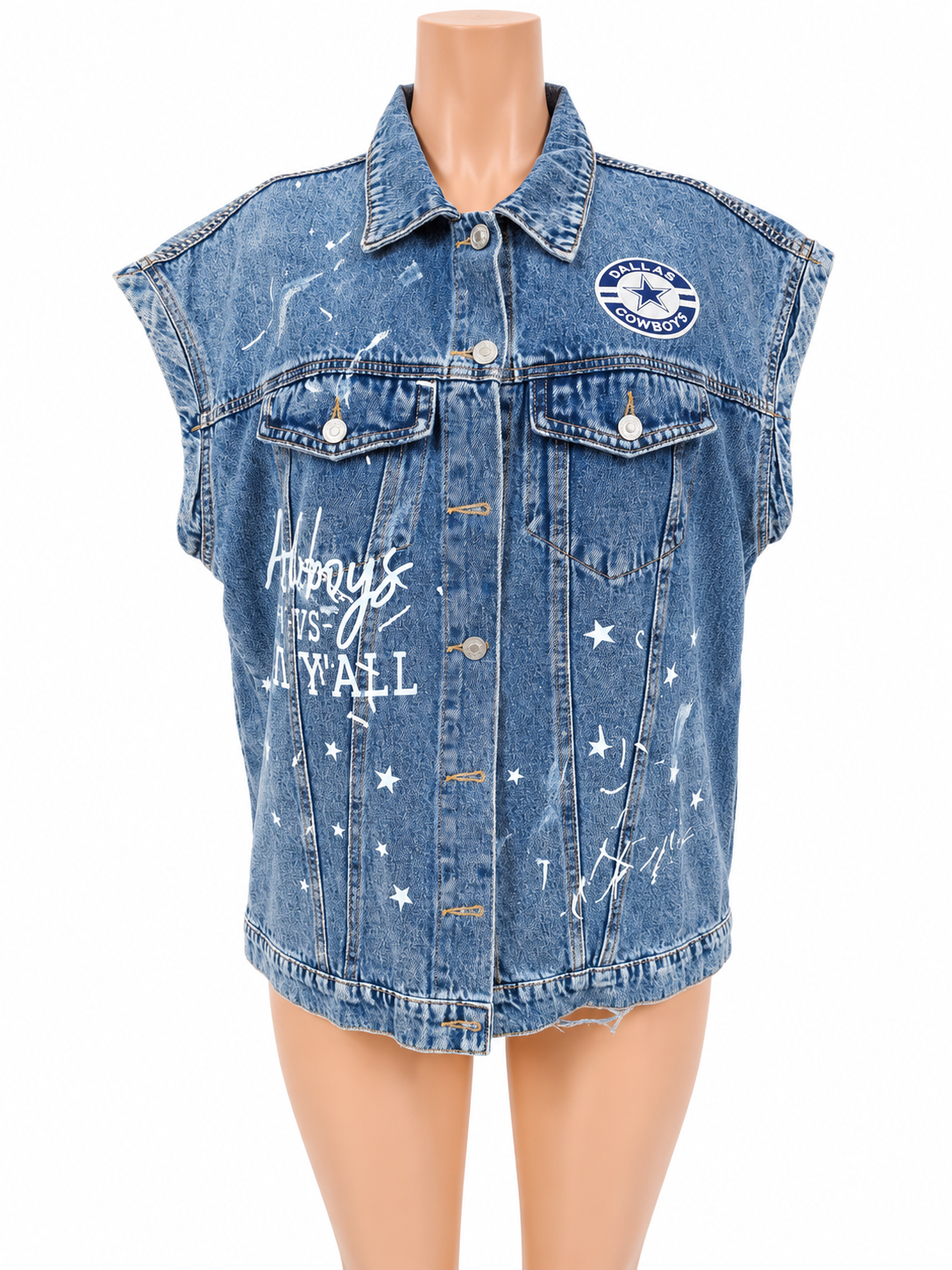 Cowboy Denim Vest!