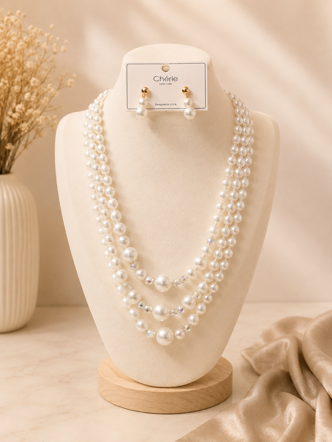 Pearl jewelry set
