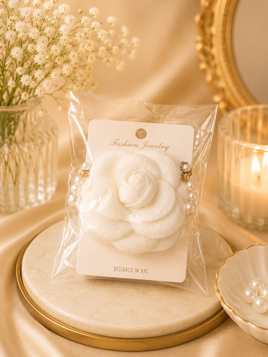 Flower brooch