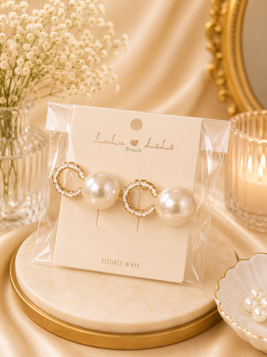 Pearl brooch