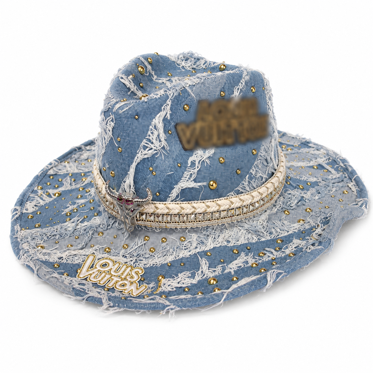 Denim Jewel Fedora