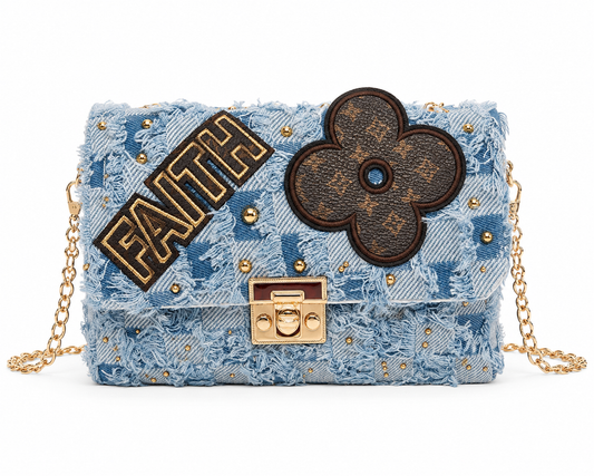Denim cross body