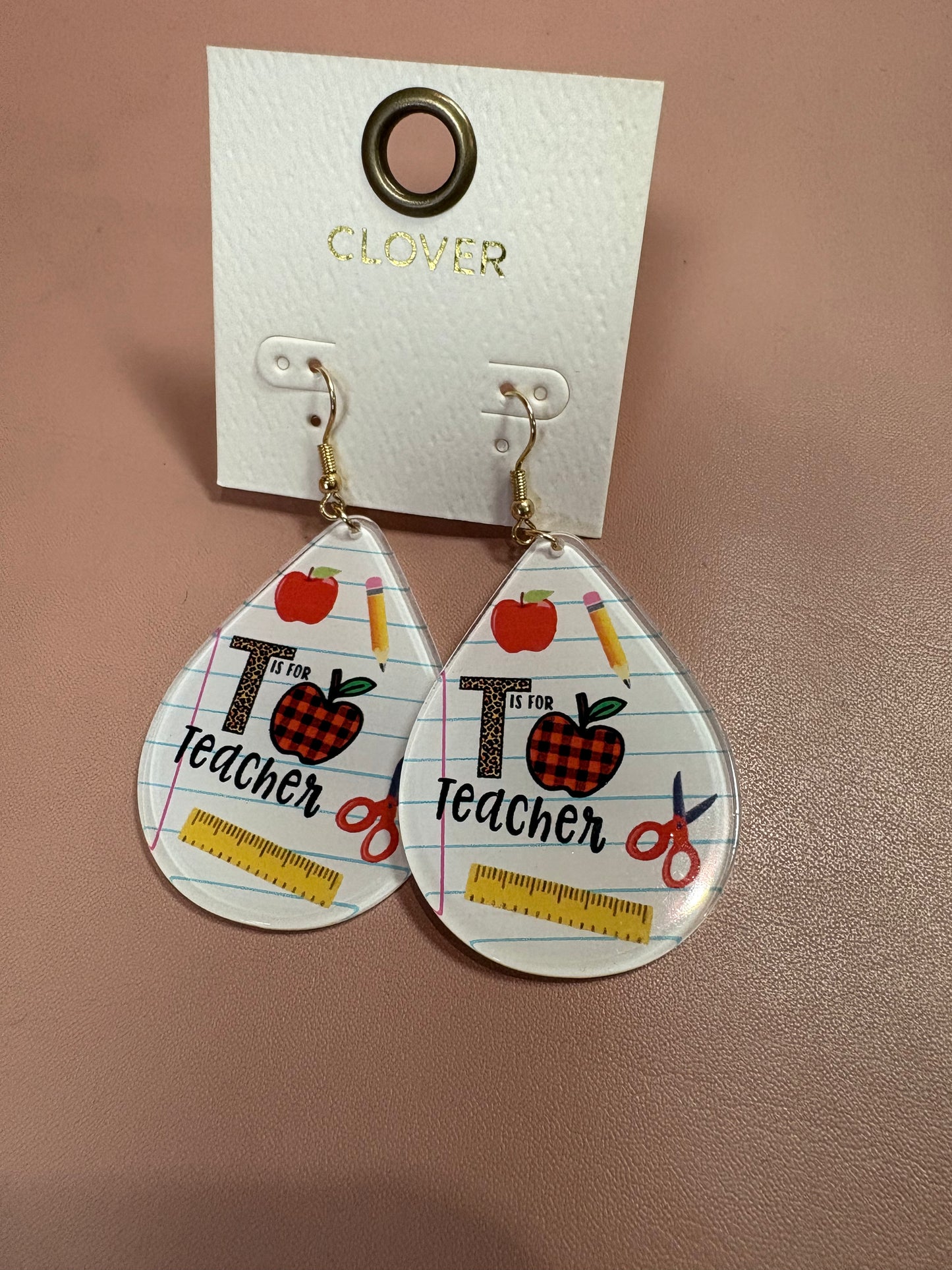 TEACHER EARRINGS!